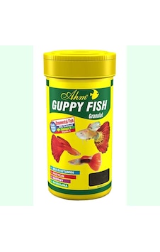 Ahm Guppy Ganül Food Lepistes Balığı Yemi 250 ML.