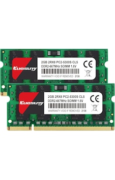 4 Gb Kit 2 X 2 Gb Ddr2 667 Mhz Sodimm Ram Pc2-5300 Pc2-5300s 1,8 V Cl5 200 Pin 2rx8 Ecc İçerm 4 Gb Kit 2 X 2 Gb Ddr2 667 Mhz Sodimm Ram Pc2-5300 Pc2-5300s 1,8 V Cl5 200 Pin 2rx8 Ecc İçerm