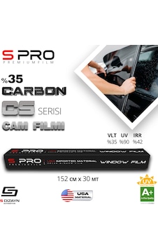 S Pro Cam Filmi Nano Carbon Cs Serisi 2ply %35 152cm/30mt