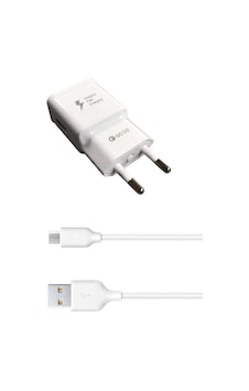 Gabor Android Mikro Uçlu Hızlı Şarj Aleti 3.1A 1 Metre Kablolu Hızlı Şa