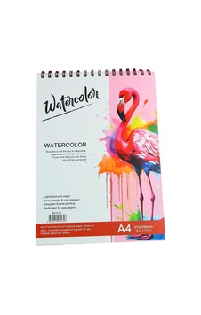 A4 Spiralli Suluboya Sketchbook Resim Defteri, 24 Yaprak A4 Spiralli Suluboya Sketchbook Resim Defteri, 24 Yaprak