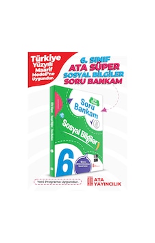 6. Sınıf Ata Süper Sosyal Bilgiler Soru Bankam 6. Sınıf Ata Süper Sosyal Bilgiler Soru Bankam