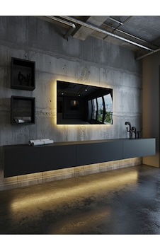 Resital Duvara Monte Ledli 270 Cm Tv Ünitesi Duvar Raflı - Ll6025 Antrasit Resital Duvara Monte Ledli 270 Cm Tv Ünitesi Duvar Raflı - Ll6025 Antrasit