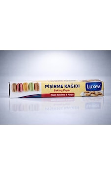 Luxev Pişirme Kağıdı Hazır Kesilmiş 8 Parça Yağlı Kağıt Fırın Kağıdı Baking Paper