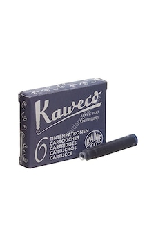 Kaweco Dolakalem ve Kaligrafi Kalemi Kartuşu 6'lı Mavi-siyah Kaweco Dolakalem ve Kaligrafi Kalemi Kartuşu 6'lı Mavi-siyah
