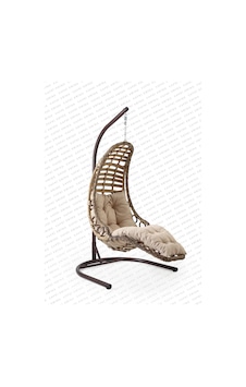 Capri Swing Bodrum Tekli Rattan Bahçe Salıncağı Balkon Salıncağı 001