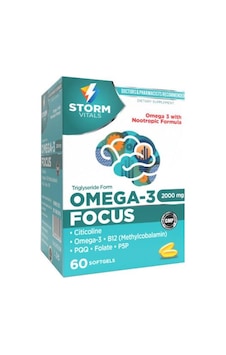 Storm Vitals Omega-3 Focus 60 Kapsül
