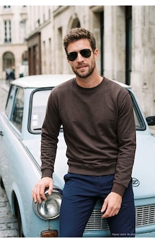 Buratti Pamuklu Relaxed Fit Bisiklet Yaka Sweat Erkek Sweat 5901257 Acı Kahve Kahverengi Buratti Pamuklu Relaxed Fit Bisiklet Yaka Sweat Erkek Sweat 5901257 Acı Kahve Kahverengi