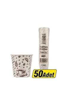 Kağıt Karton Bardak Küçük 4 Oz 50 Li 1