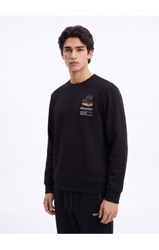 Discovery Expedition D6wm-swt3791 Siyah Erkek Bisiklet Yaka Rahat Kalıp Cepsiz Sweatshirt Discovery Expedition D6wm-swt3791 Siyah Erkek Bisiklet Yaka Rahat Kalıp Cepsiz Sweatshirt