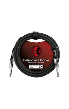 Kirlin Ipcc-201Pn-3M-Bk Enstrüman Gitar Kablosu 3 Metre Kirlin Ipcc-201Pn-3M-Bk Enstrüman Gitar Kablosu 3 Metre
