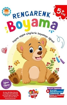 Rengarenk Boyama 5+ Yaş- Boyama Zamanı Yayınları Rengarenk Boyama 5+ Yaş- Boyama Zamanı Yayınları