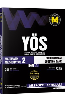 Metropol Yayınları Yös Matematik-2 Konu Özetli Soru Bankası