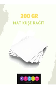 Çözüm Kağıt A4 Mat Kuşe 200 Gr 125 Adet