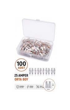 25 Amper Orta Boy Bıçak Sigorta 100 Adet 36.012035 Ağır Vasıta Universal 25 Amper Orta Boy Bıçak Sigorta 100 Adet 36.012035 Ağır Vasıta Universal