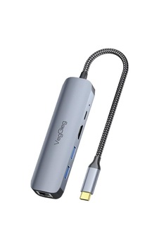 Veggieg Type-c Pd 100w 5 Portlu 4k 60hz Hdmı Gigabit Ethernet Usb 3.0 Çoklayıcı Hub Sku: Zeus8690010631596 Veggieg Type-c Pd 100w 5 Portlu 4k 60hz Hdmı Gigabit Ethernet Usb 3.0 Çoklayıcı Hub Sku: Zeus8690010631596