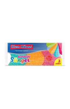 5 Adet Klen Hauss Bonbon Sünger 3'lü