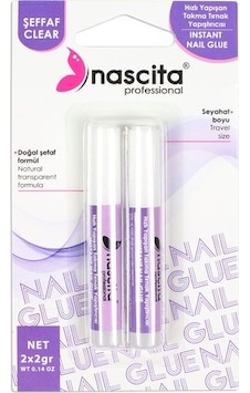 Nascita Takma Tırnak Yapıştırıcısı Şeffaf 2 G x 2