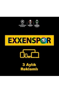 Exxen Spor 3 Aylık Reklamlı Üyelik Paketi - Dijital Abonelik (563814256) Exxen Spor 3 Aylık Reklamlı Üyelik Paketi - Dijital Abonelik (563814256)