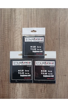 Istanaz Paslanmaz 0.20 Uzun Sap Bağlama Teli 3'lü Set Istanaz Paslanmaz 0.20 Uzun Sap Bağlama Teli 3'lü Set