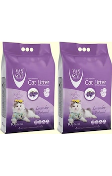 Vancat Lavanta Kokulu İnce Bentonit Kedi Kumu 2 x 10 KG Vancat Lavanta Kokulu İnce Bentonit Kedi Kumu 2 x 10 KG