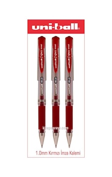 Uniball Signo Broad 1.0 Mm Kırmızı İmza Kalemi 3 Adet Um-153