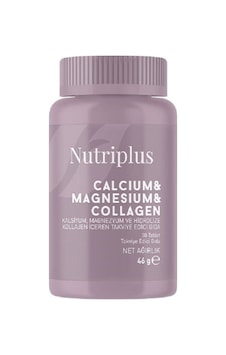 Farmasi Nutriplus Kalsiyum Magnezyum Ve Hidrolize Kolajen 46 G Farmasi Nutriplus Kalsiyum Magnezyum Ve Hidrolize Kolajen 46 G