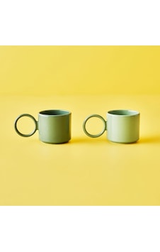 Bella Maison Arcana Espresso 2'li Set Yeşil 184 CC