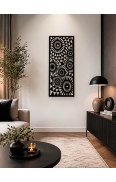 Dekoratif Geometrik Duvar Paneli 30x70 Cm 6 Mm Mdf Lazer Kesim Duvar Dekoru Siyah Dekoratif Geometrik Duvar Paneli 30x70 Cm 6 Mm Mdf Lazer Kesim Duvar Dekoru Siyah