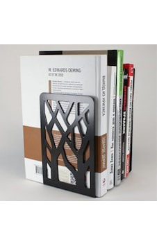 Ağaç Desenli Metal Kitap Tutucu