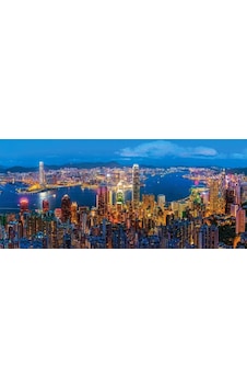Castorland 600 Parça Hongkong Işıkları Puzzle