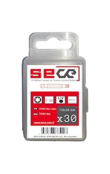 Sece 1/4'' Torx Bits Uç T30x50 Mm 30 Adet Sece 1/4'' Torx Bits Uç T30x50 Mm 30 Adet