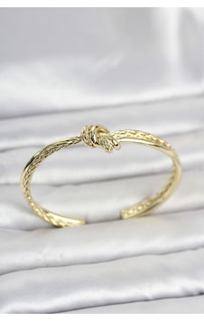 Gold Renk Düğüm Model Pirinç Kadın Bileklik Çok Renkli Gold Renk Düğüm Model Pirinç Kadın Bileklik Çok Renkli