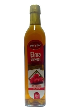 Can Şifa Doğal Fermantasyon Katkısız Elma Sirkesi Cam 500 ML Can Şifa Doğal Fermantasyon Katkısız Elma Sirkesi Cam 500 ML