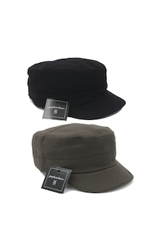 Şapkadan Castro Siyah Ve Haki Şapka Ikili Set Kastro Unisex Şapkadan Castro Siyah Ve Haki Şapka Ikili Set Kastro Unisex