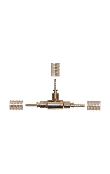 Coldflex-141 1/4'' Tee Kapiler Hortum Dişi-dişi-dişi Rakorsuz