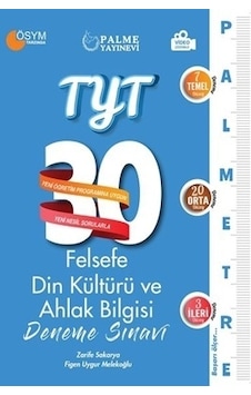 Palme Tyt Felsefe Din Kültürü ve Ahlak Bilgisi 30 Deneme Sınavı Palme Tyt Felsefe Din Kültürü ve Ahlak Bilgisi 30 Deneme Sınavı