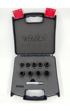 Wossen 10 Parça Twist Lokma Takımı Hasarlı Somun Sökme Takımı Profesyonel Ürün 1/2 Wossen 10 Parça Twist Lokma Takımı Hasarlı Somun Sökme Takımı Profesyonel Ürün 1/2