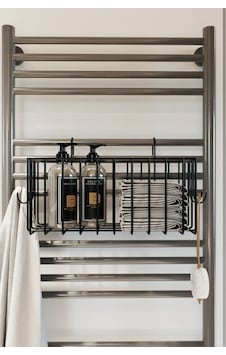 Kancalı Banyo Havlupan Askısı Fönlük Havluluk Banyo Aksesuarı Düzenleyici Banyo Rafı Siyah Kancalı Banyo Havlupan Askısı Fönlük Havluluk Banyo Aksesuarı Düzenleyici Banyo Rafı Siyah