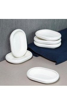 Konak Züccaciye Porselen Limpio 6lı Kayık Tabak Set 14cm Konak Züccaciye Porselen Limpio 6lı Kayık Tabak Set 14cm