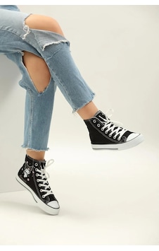 Kuromi Baskılı Bilekli Spor Ayakkabı Sneakers Siyah Kuromi Baskılı Bilekli Spor Ayakkabı Sneakers Siyah