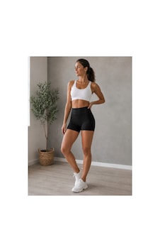 Mixxtrend Kadın Siyah Kaşkorse Spor Taytı Siyah