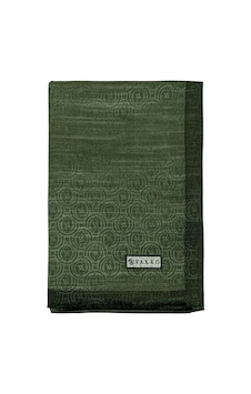 Vakko Pamuk İpek Şal - Helezon Monogram - Koyu Zümrüt Vakko Pamuk İpek Şal - Helezon Monogram - Koyu Zümrüt