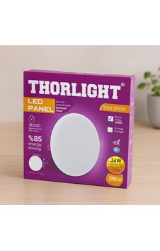 36w 22cm Beyaz Led Panel 6400k 2700lm Sıva Altı Ayarlı Renkli
