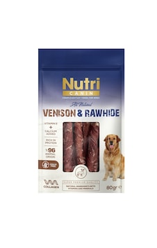 Nutri Canin Vension Rawhide Geyikli Köpek Ödülü 80gr Nutri Canin Vension Rawhide Geyikli Köpek Ödülü 80gr