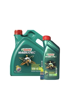 Castrol Magnatec 10W-40 A3/B4 Motor Yağı 4 L + 1 L + Cam Suyu 80 ML Castrol Magnatec 10W-40 A3/B4 Motor Yağı 4 L + 1 L + Cam Suyu 80 ML