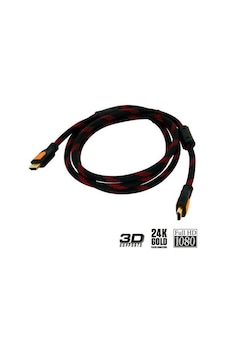 3 Metre Hdmi Hdmi Kablo Örgülü 4K Ultra Hd Altin Uçlu 3D 3 Metre Hdmi Hdmi Kablo Örgülü 4K Ultra Hd Altin Uçlu 3D
