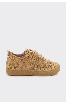 Derinet Örgü Kadın Sneaker Taba Taba Derinet Örgü Kadın Sneaker Taba Taba