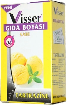 Visser Toz Gıda Boyası Sarı 9 G Visser Toz Gıda Boyası Sarı 9 G