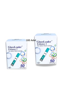 2 Kutu Toplamda 100 Adet Glucoleader Ölçüm Stribi
